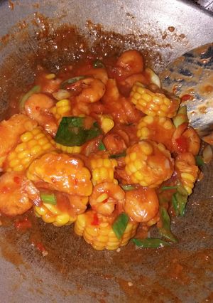 Foto resep Udang Saos Padang Simpel
