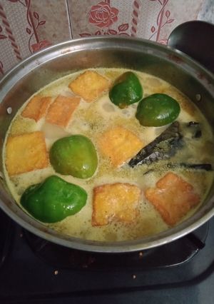 Foto resep Opor tahu cabe gendot