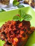 Ayam Goreng Lengkuas (ukep ayam dengan metode kukus)