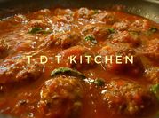 Gambar meatball saos tomat