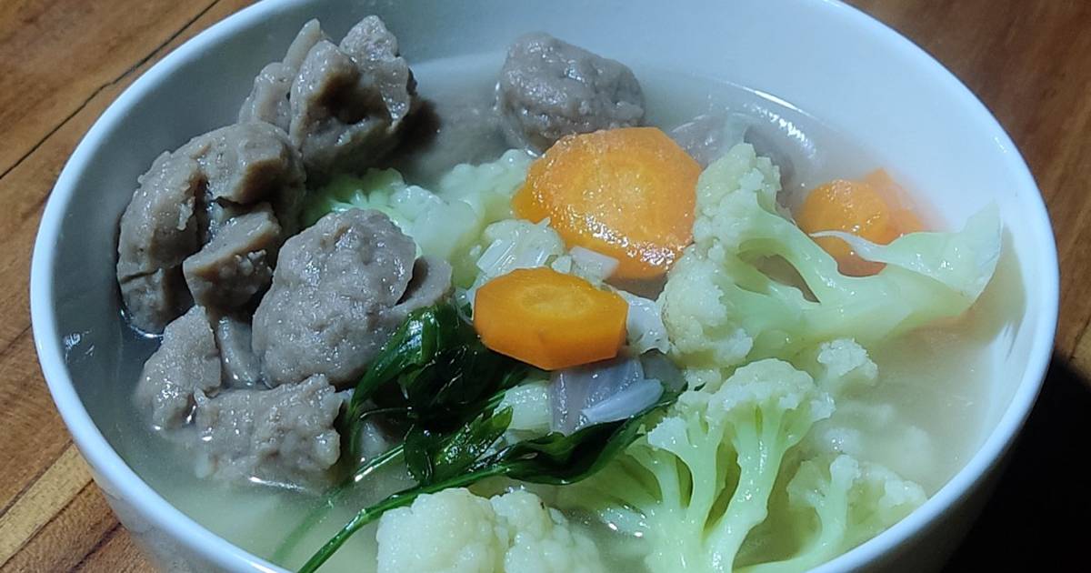 Resep Sup Kembang Kol Paling Mudah dan Enak