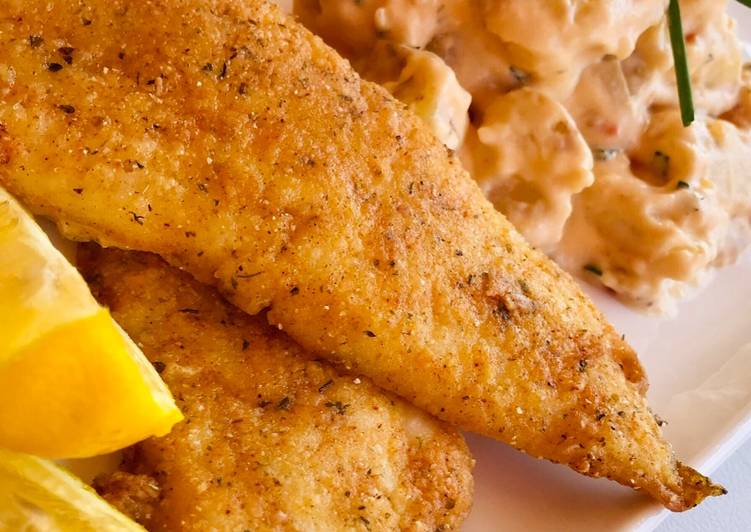 Recipe of Any-night-of-the-week Crispy fried fish