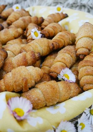 Kürtőskalács mini kiflik recept fotója