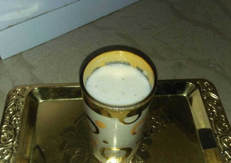 Easiest Way to Make Perfect Banana dates and almond shake