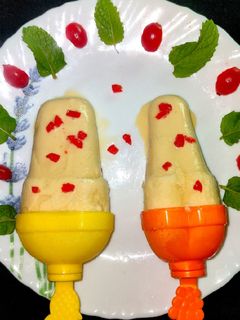 ম্যাঙ্গো আইসক্রিম (mango ice cream recipe in Bengali) রেসিপির প্রধান ছবি