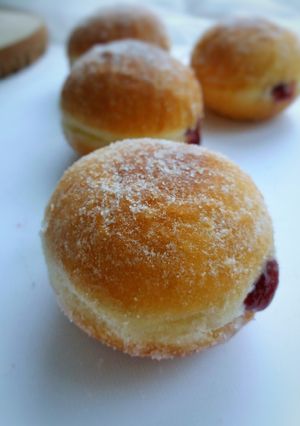 Foto resep Bomboloni (Eggless)