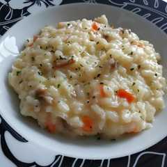 Una foto de Risotto de 4 quesos