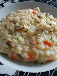 Una foto de Risotto de 4 quesos