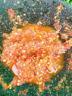 Foto resep Sambal terasi mentah