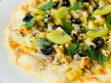 ✨✨Mackerel🐟& Kiwi🥝Refreshing Pizza✨✨
