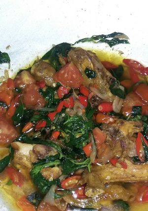 Foto resep Ayam sambel dabu+kemangi