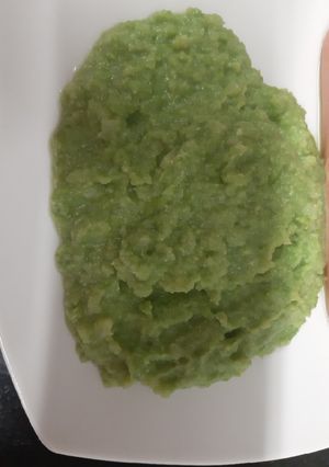 Una foto de Puré de arvejas