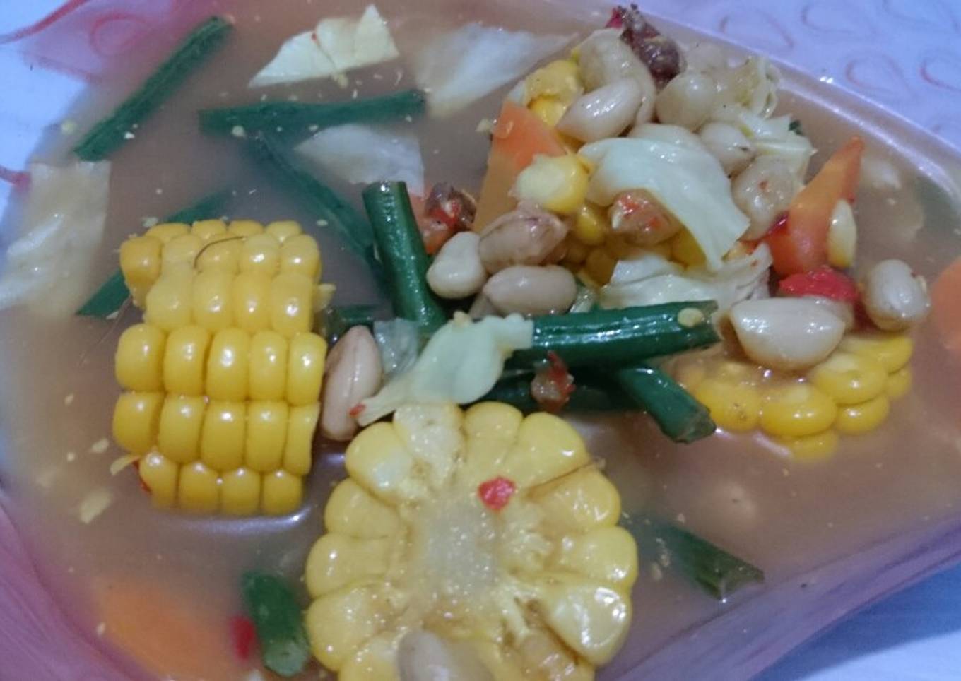 Sayur asem is "super" easy.