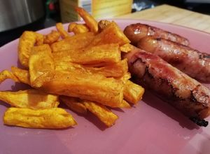 Sült édeskrumpli recept fotója