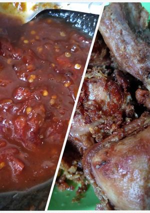 Foto resep Ayam Goreng Sambal Manis