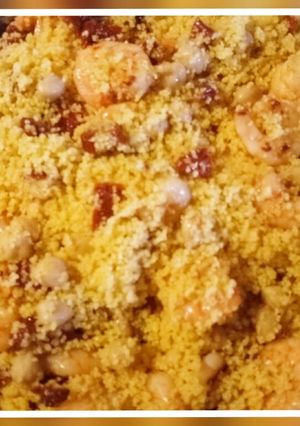 A picture of Warm and spicy cous cous salad.