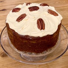 Pecan and Chestnut Cream Cake A picture of Pecan and Chestnut Cream Cake.