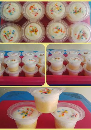 Foto resep Es krim durian vanilla sprinkle