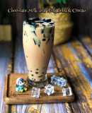 Chocolate Milk Tea With Boba & Cincau