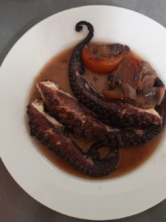 Una foto de Pulpo asado
