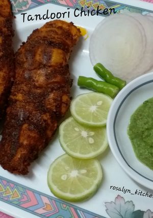 A picture of Tandoori Chicken indian Grilled Chicken Restaurant Style.