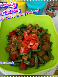 Foto resep Tumis TeCeCang (Tempe, Cecek, Kacang Panjang)