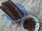 Gambar es lilin chocolatos