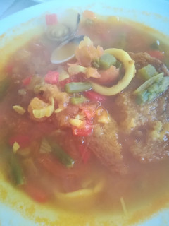 Una foto de Sopa de verduras marinera