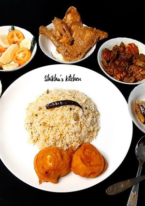 সাদা খিচুড়ি রেসিপির প্রধান ছবি
