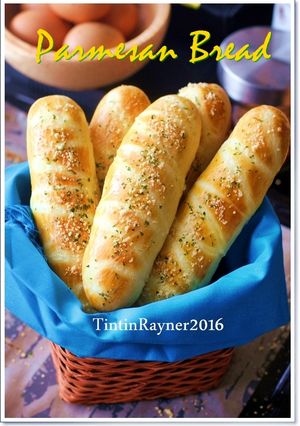 Foto resep Roti Parmesan Cheese Parmesan Breadstick empuk tapi kokoh