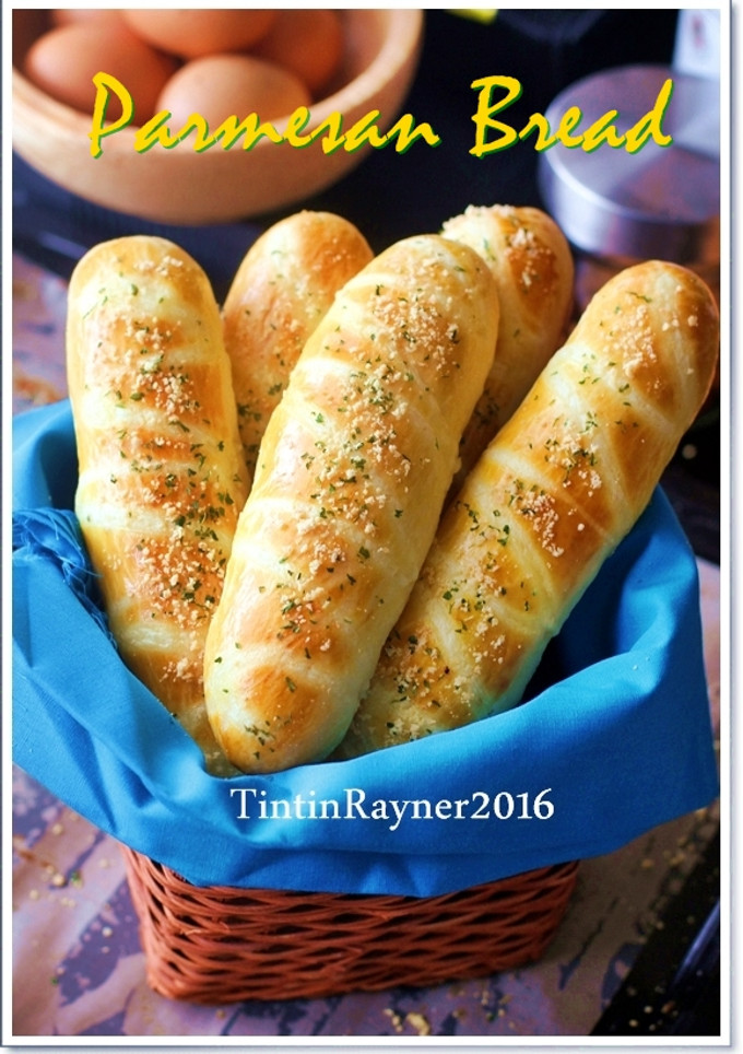 Foto resep Roti Parmesan Cheese Parmesan Breadstick empuk tapi kokoh