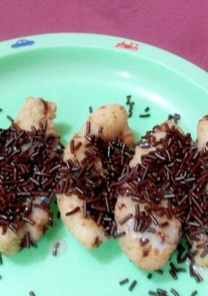 Foto resep Banana Fried Chrispy with Vanilla, Milk and Chocolate taste