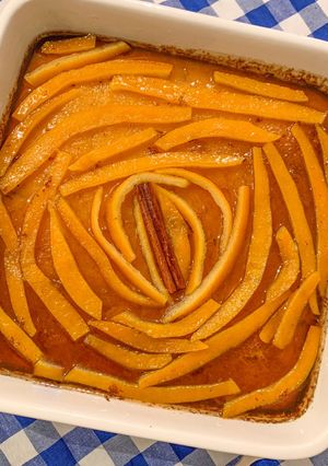 Une photo de Portokalopita 🇬🇷 - gâteau Grec à l'orange (à base de semoule)