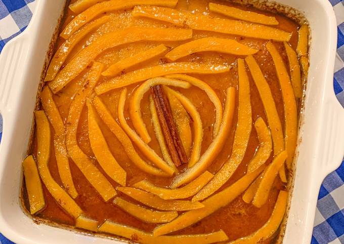 Recette Parfait Portokalopita ou gâteau Grec à l'orange (à base de
semoule)