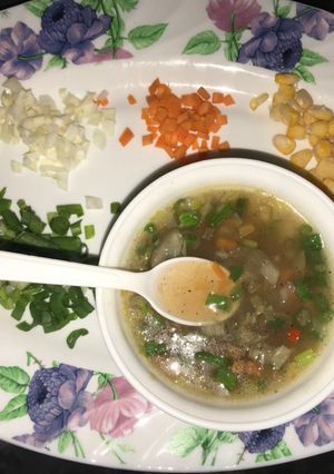 A picture of Sweet Corn Soup.