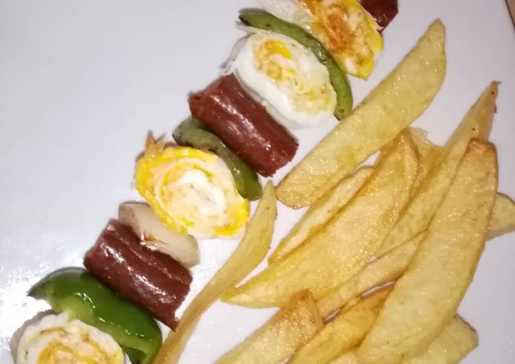 Recipe of Quick Potatoes and egg kebab Cooking Basics for Beginners