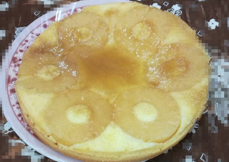Steps to Make Homemade Pineapple upside down cake