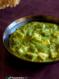 Una foto de Palak paneer a mi estilo 🌿