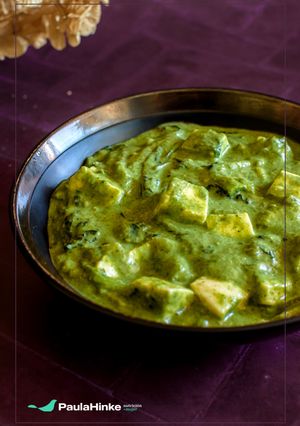 Una foto de Palak paneer a mi estilo 🌿