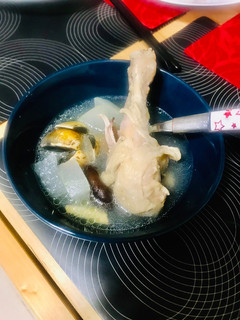 壓力鍋料理 冬瓜蛤仔香菇雞湯 的食譜成品照片