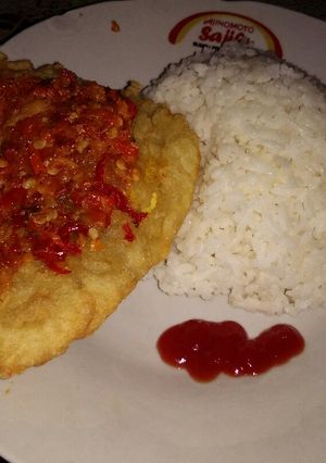 Foto resep Telor geprek ala vivi