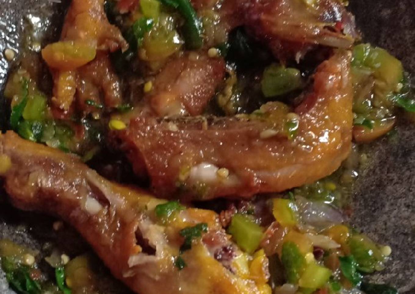 Ayam goreng sambel pecak