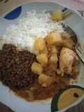 Pollo al maní