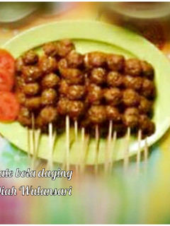 Foto resep Sate bola daging