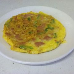 A picture of Ham and Pepper Frittata.