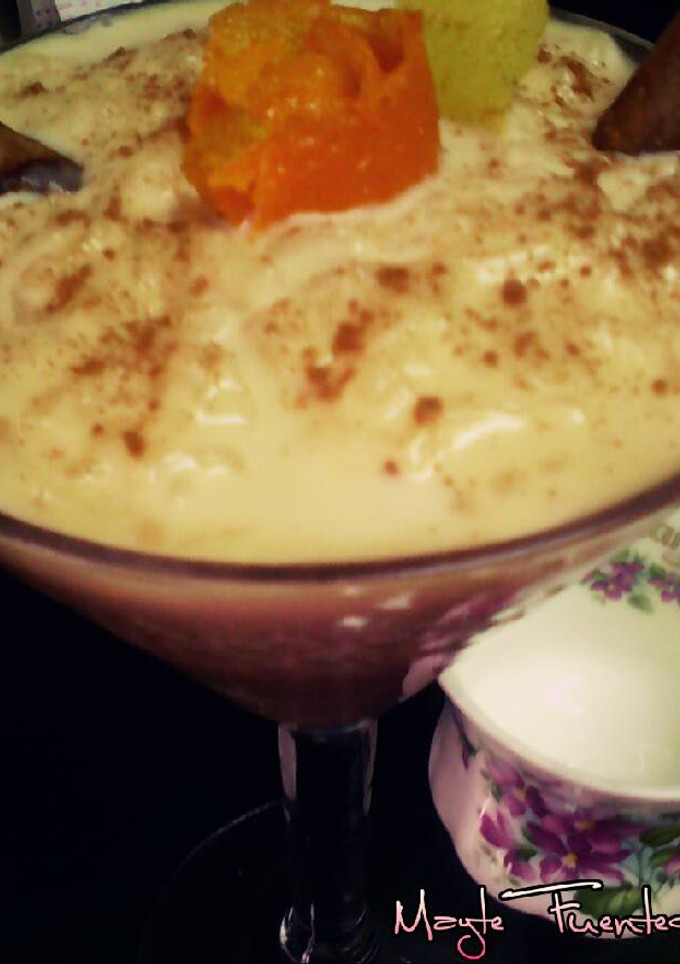 Una foto de Arroz con leche sin lactosa