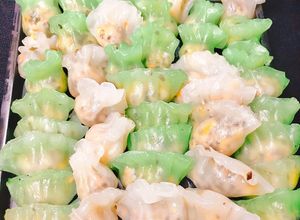 Hình của món Há cảo tôm thịt.