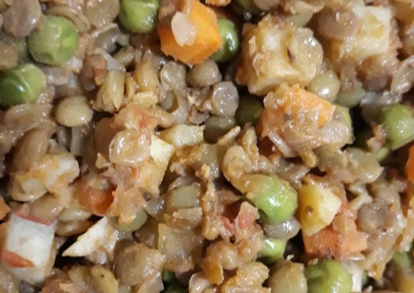 Picadillo de lentejas