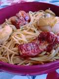 Spaghetti con Costilla Adobada
