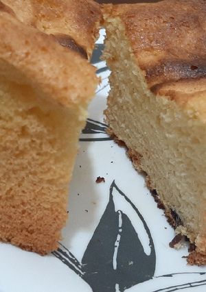 عکسی از دستور کیک ساده اسفنجی